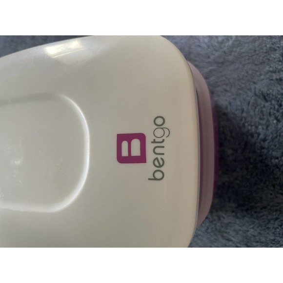 Lunch Box Microwave Purple Food Storage Portable Bento Box W/Silverware - Picture 4 of 10